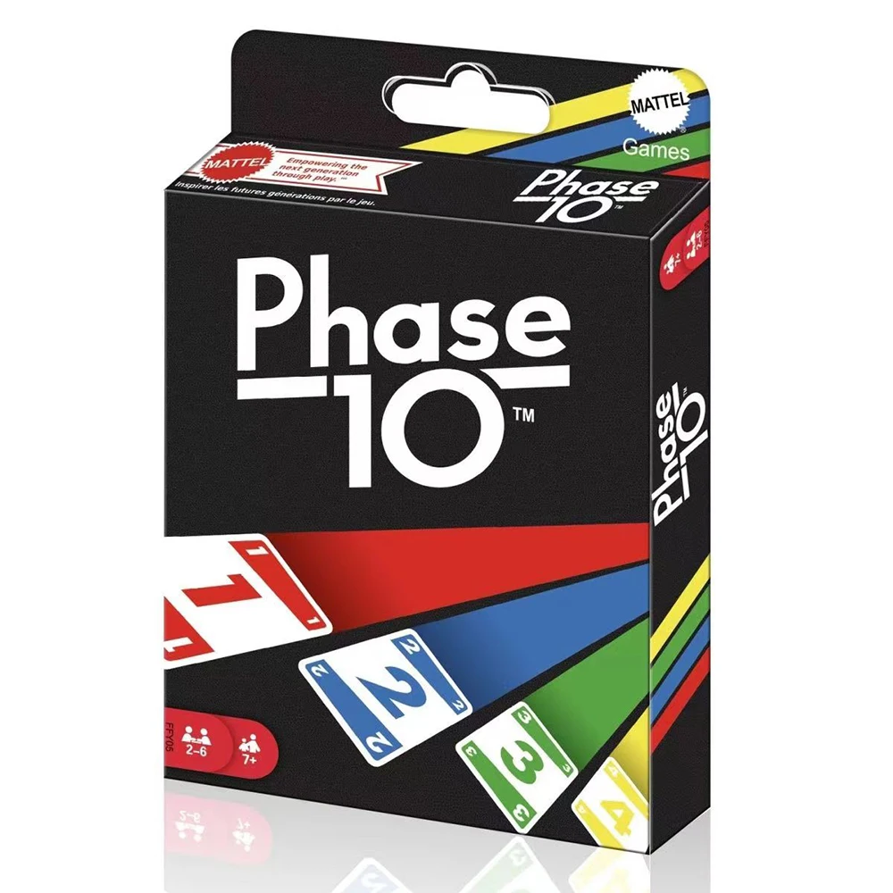 UNO Phase 10 Kartenspiel Fun High Fun Multiplayer Toy Designs Paying Board Game Card Family Party Toy