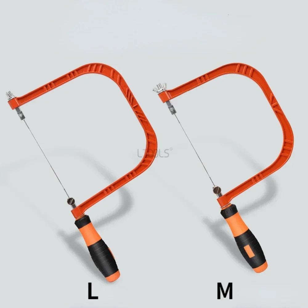 Imagem -05 - tipo Woodworking Saw Coping Saw para Wood Bow Ferramentas Faça Você Mesmo Artesanato de Carpintaria Wire Frame Saw Blade Ferramenta de Corte Manual Ajustável u