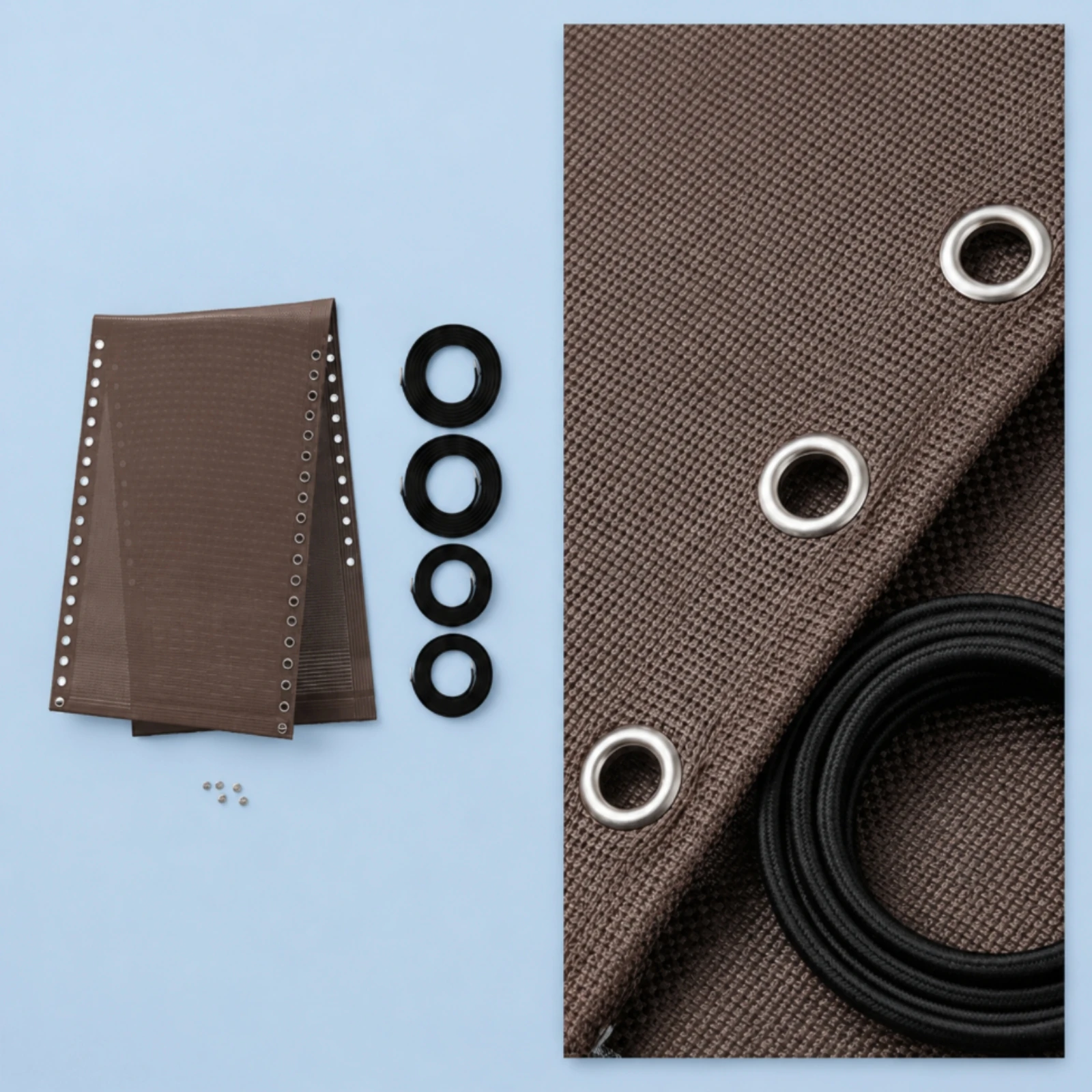 Recliner Textile Panel Woven Sling Replacement Lounge Chair Sling with Eyelets Sturdy Chair Replacement Textile Folding