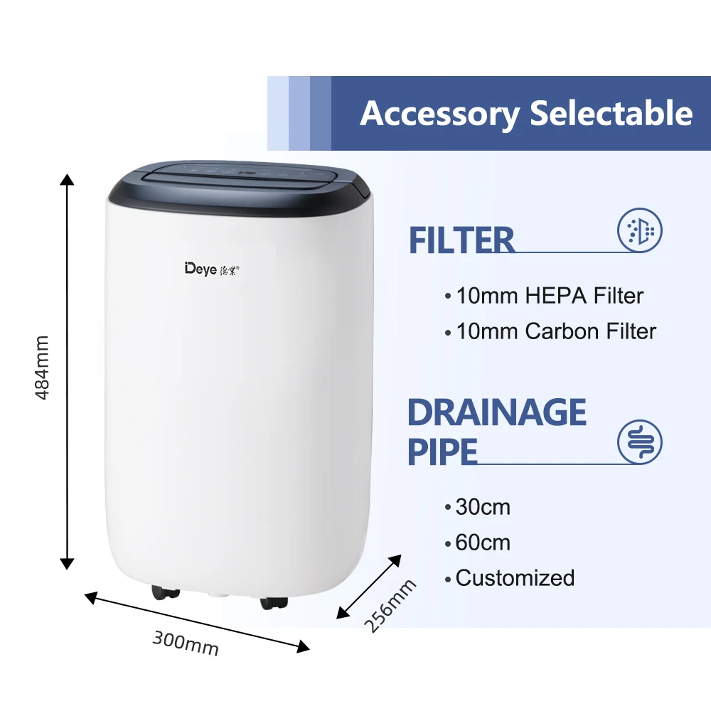 OEM ODM Осушитель Завод DYD-S12C R134a 12L Очиститель воздуха Коммерческий домашний осушитель для спальни