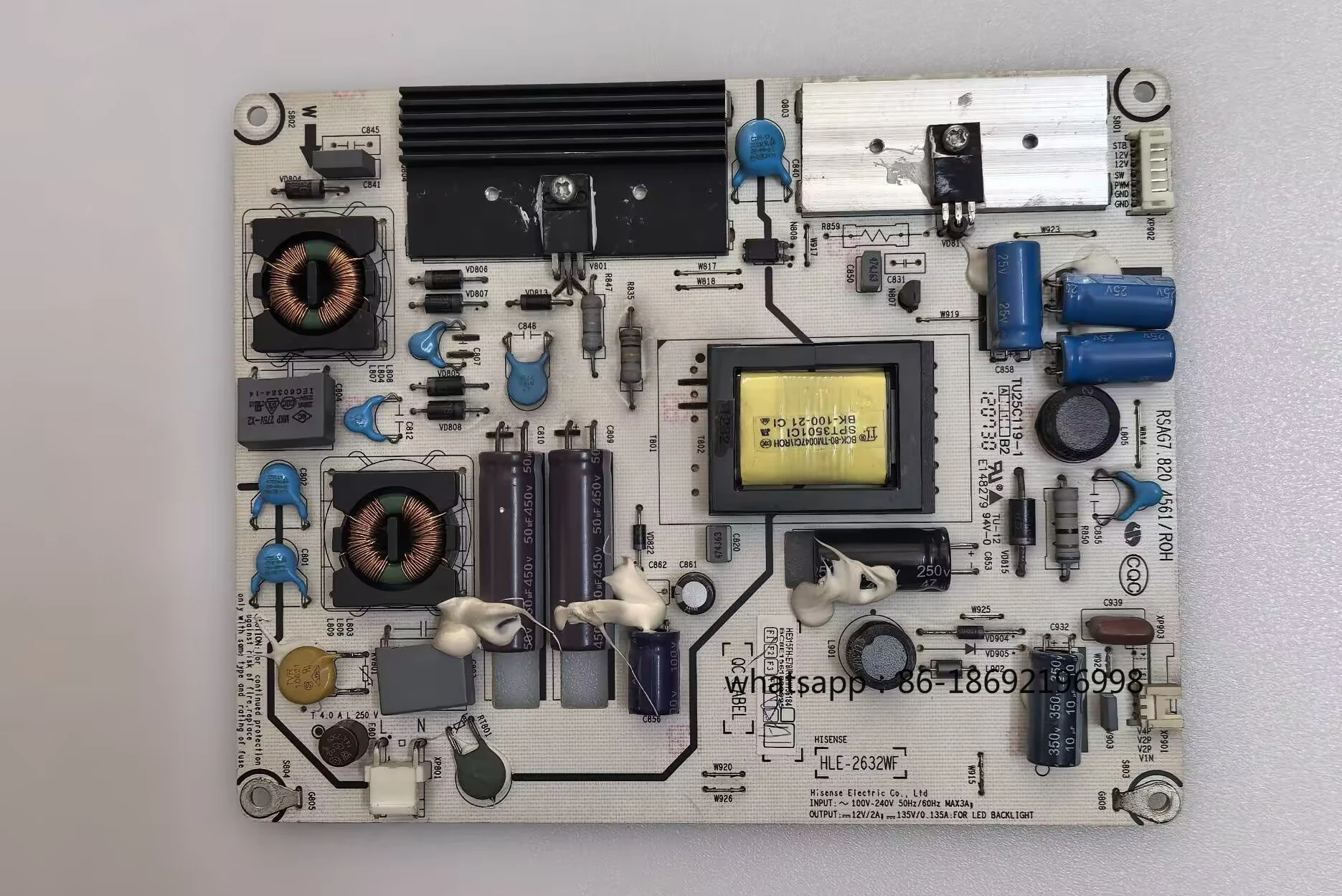 

Плата питания LED32K300/K200/K100N/H310 RSAG7.820.4555/4561/4936