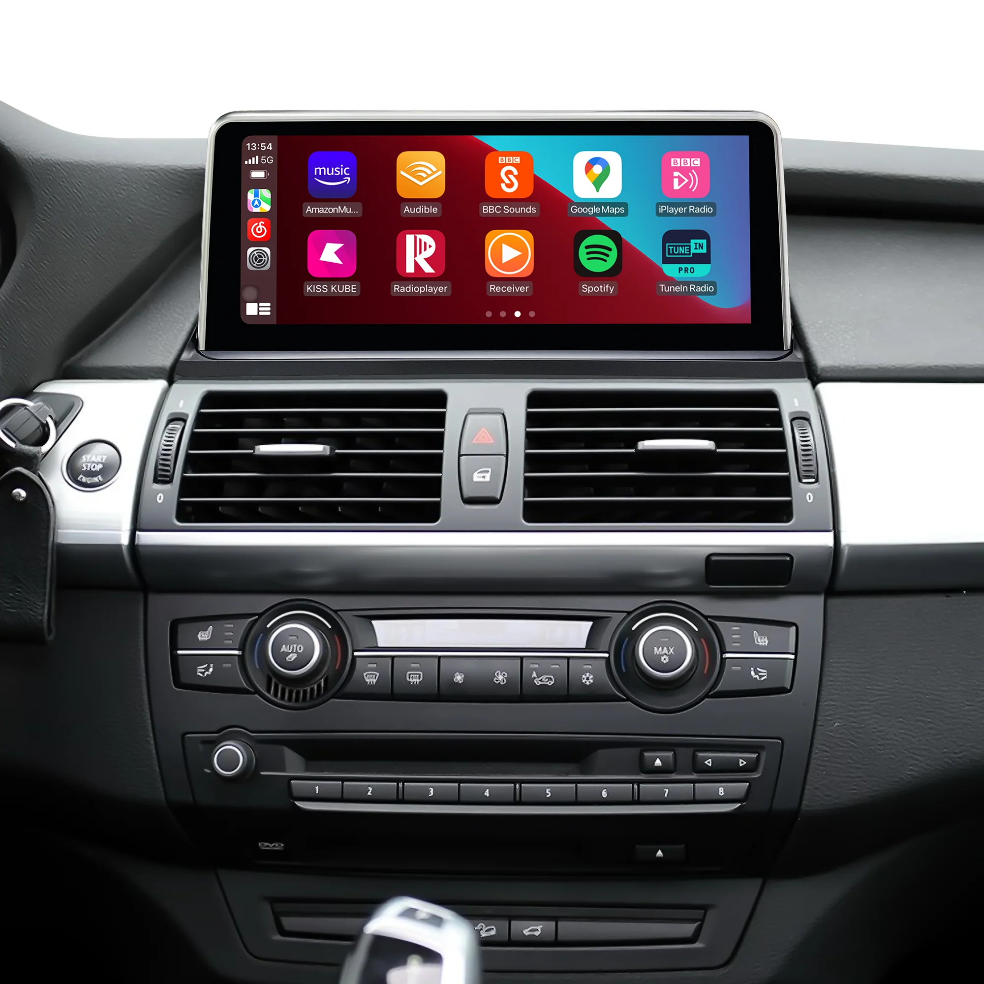 

Wit-up For BMW X5 X6 CIC system 10.25 inch Car with AUX LVDS ROUND 4pin screen 6.5" 8.8" CIC Android Auto Multimedia 64G Carplay