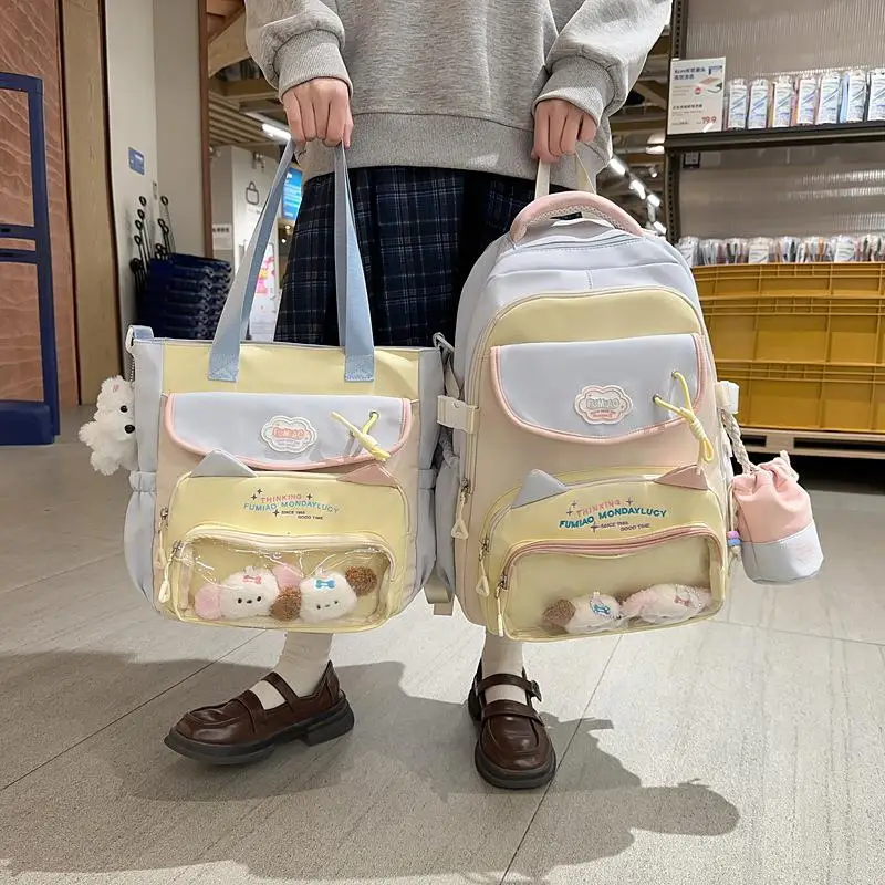 cute-large-capacity-backpack-style-high-school-student-double-shoulder-bag-college-girl-pain-bag-baby-bag