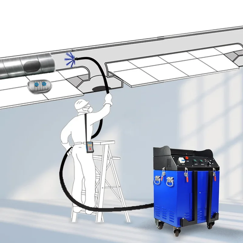 

Portable Air Duct Cleaning Machine with Vacuum System for HVAC Vent Cleaning