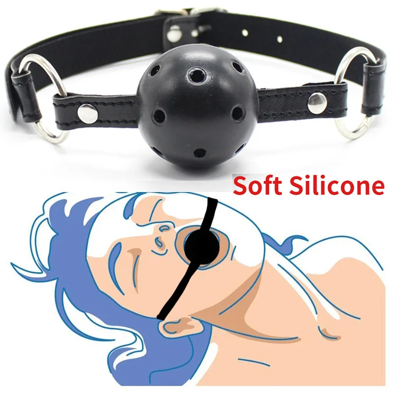 BDSM سيليكون عبودية الكرة الكمامة الجنس لعب لا الاهتزاز فتح الفم عبودية الفم الكرة امرأة الأزواج ألعاب الكبار المثيرة اكسسوارات
