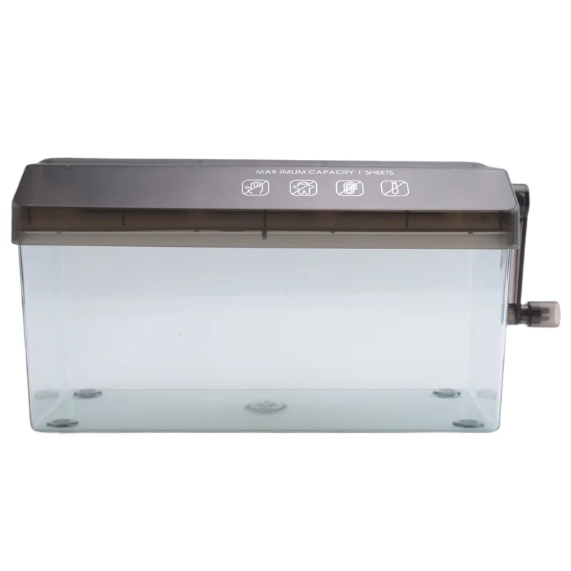 Paper Shredder Desktop Manual Mini Hand Cutting Tool A4 Machine Documents Crusher For Home