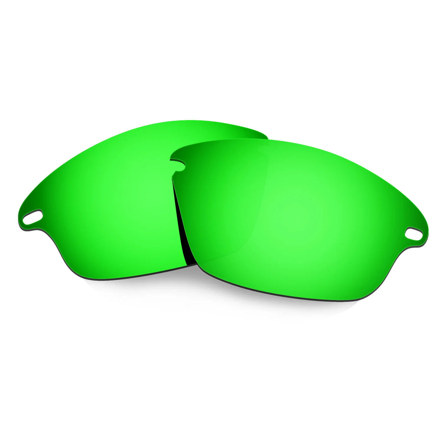 عدسات بديلة للرجال من Hkuco لنظارات Oakley Fast Jacket الشمسية المستقطبة باللون الأخضر الزمردي #2