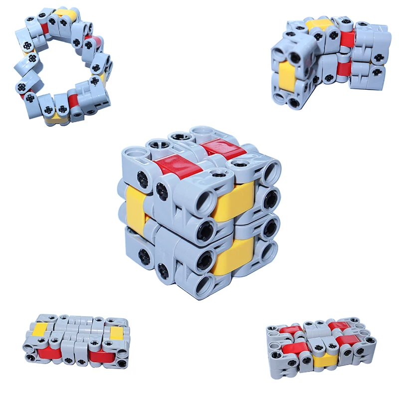 Puzzle Assembling New Intelligence Toys Smart Fidget Magic Cubes Spinner Fingertip Technical Building Block Bricks Toy