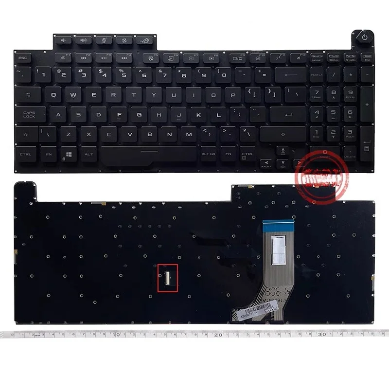 OEM Replacement New for Asus ROG Strix G712 G712LV G712LW G712LWS US keyboard Per-key RGB backlight