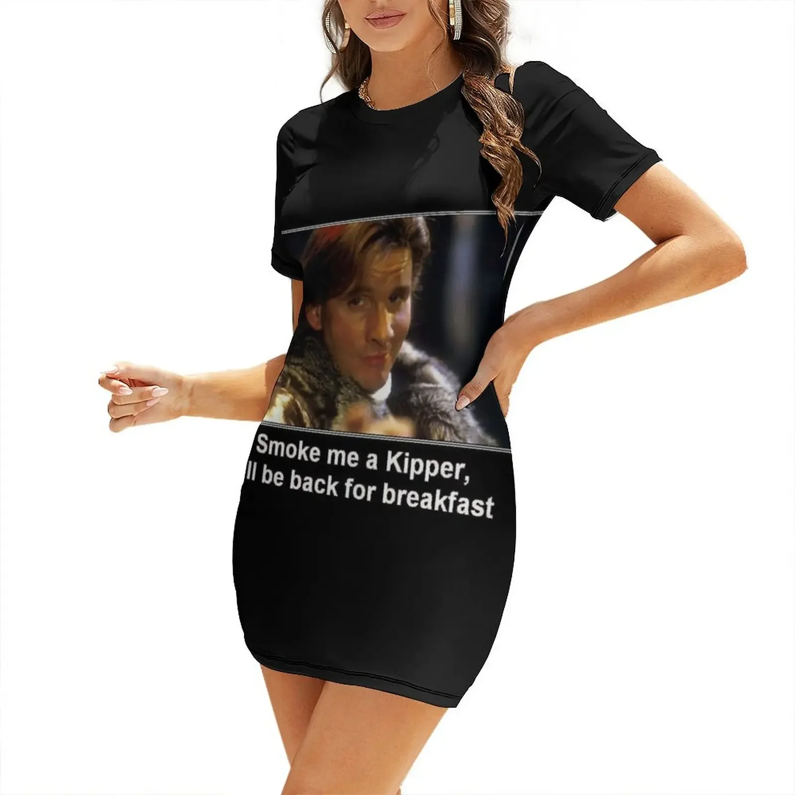 

Red Dwarf Short-Sleeved Dress Women's dresses womens clothing Casual dresses women evening dress Dress