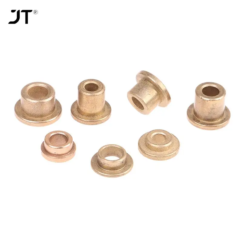 5Pcs Mini Brass Bushing Shaft 1มม.2มม.3มม.4มม.5มม.หางเสือหน้าแปลน Shaft Sleeve แบริ่งสำหรับ RC เหยื่อเรือ DIY อุปกรณ์เสริม