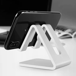 Phone Desktop Stand for Table Cell Phone Support Holder for Ipad Samsung IPhone X XS Max Mobile Phone Holder Plastic Mount