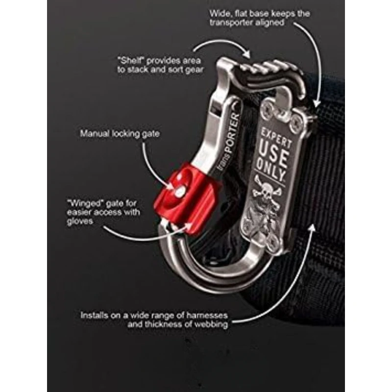 Carabiner Rak Harness Pembawa Alat Pengangkut