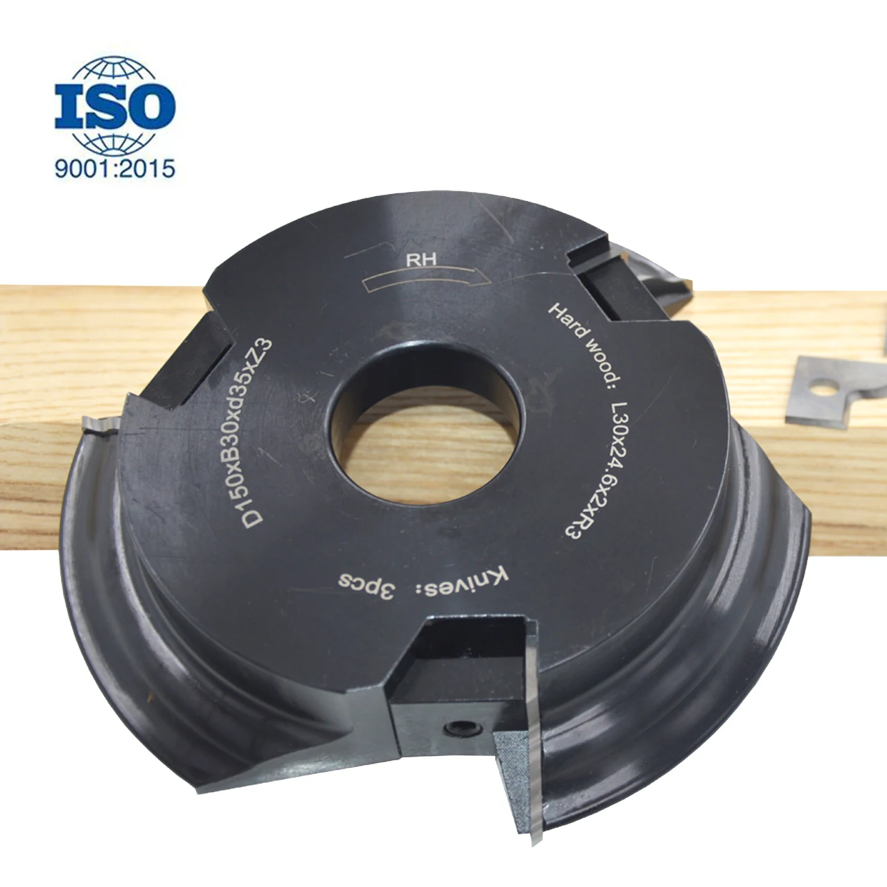 أدوات قطع غيار ماكينات الأعمال الخشبية الصناعية مخصصة لرأس القاطع ورشة الخشب رأس قاطع الأخشاب الحلزوني للبيع