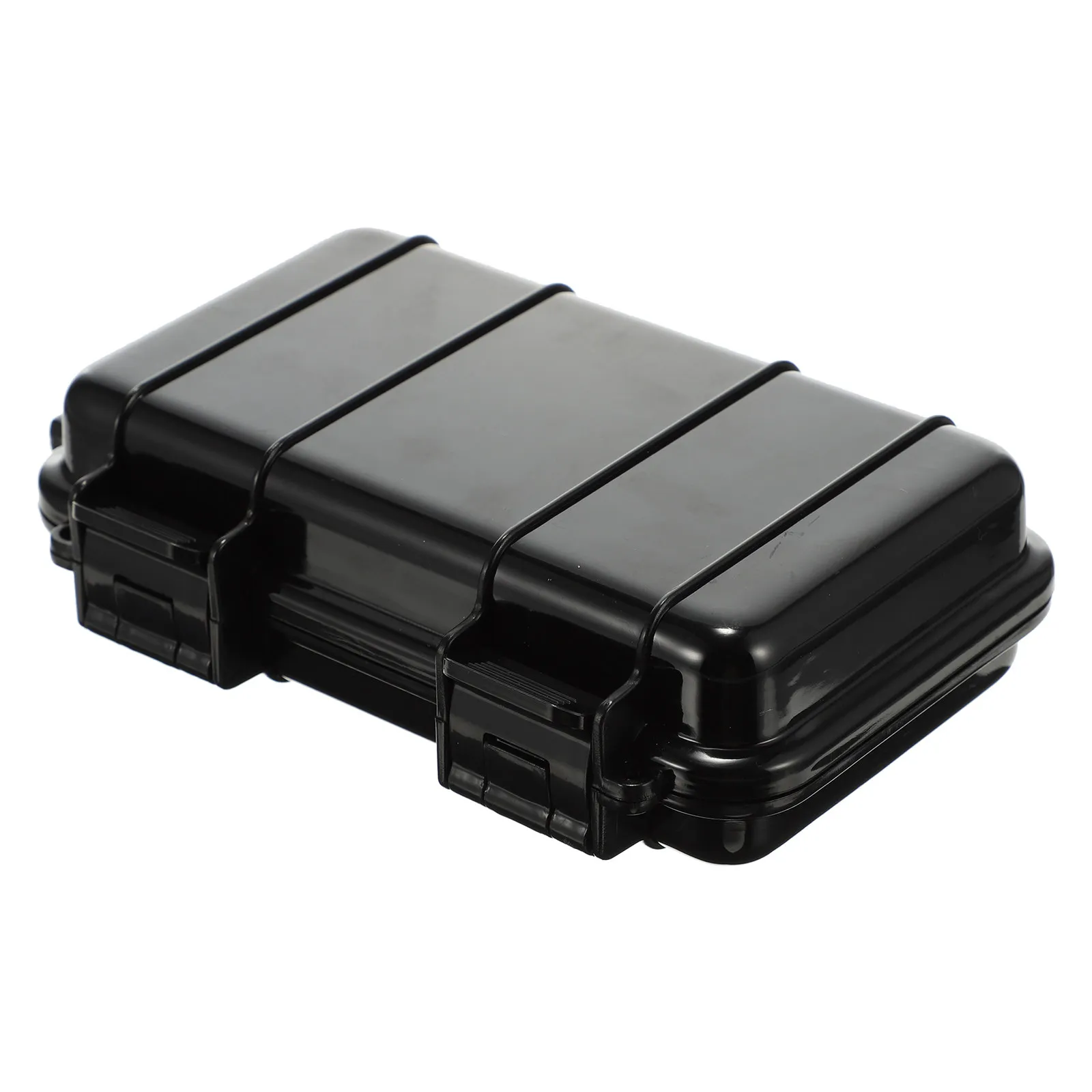 Shockproof Waterproof ABS Survival Storage Case Lightweight Outdoor Storage Holder Pressure Proof Sealed Box for Camping Fishing
