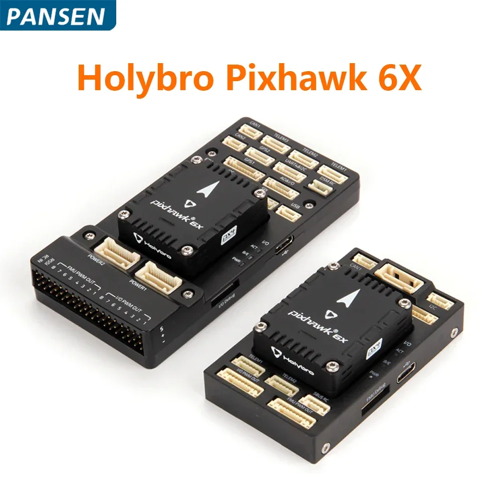 Holybro Pixhawk 6X Autopilot H753 Flight Controller Module Standard Base / Mini Base PM02D M9N M10 GPS RC Multirotor Airplanes