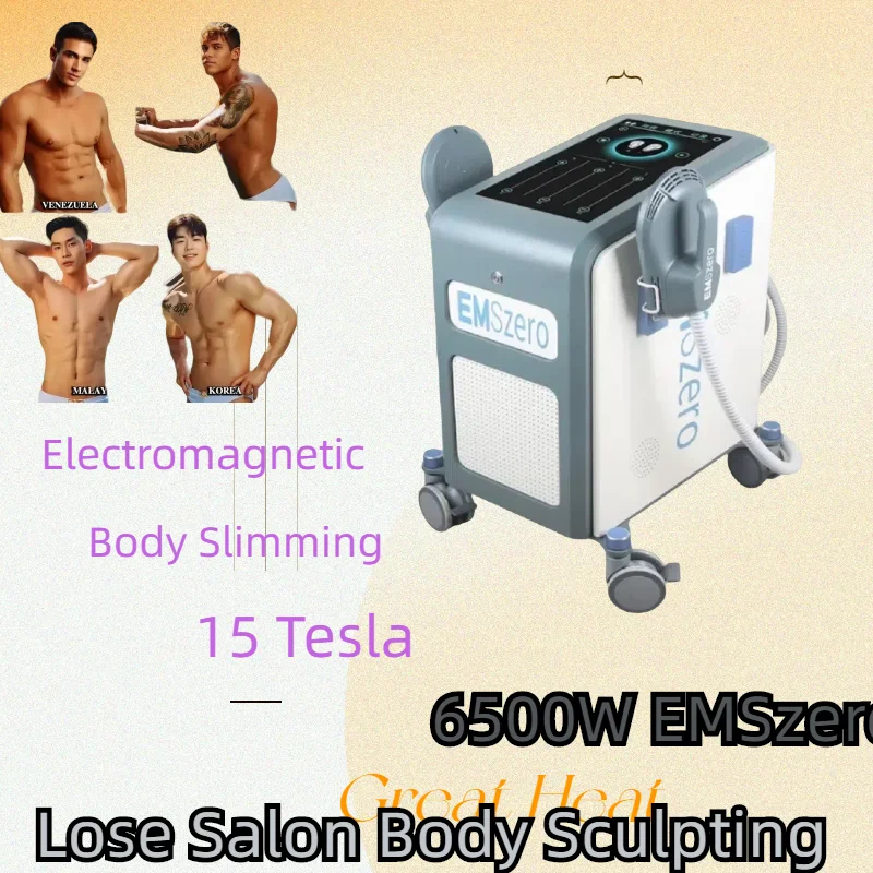 

portable 6500W EMS zero EMS RF machine for body muscle stimulation, sculpting fat burning, non-invasive weight loss