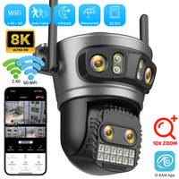 8K 4-Lens Wifi Surveillance Outdoor 10MP 2-Lens AI Human Detect Auto-cruise 15MP 6K 3-Lens Wifi Wireless Security PTZ IP Camera