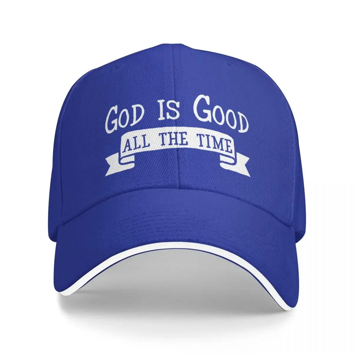 

God Is Good All The Time Christian Design Baseball Cap Sun Cap Mountaineering Women'S Beach Hat Men'S