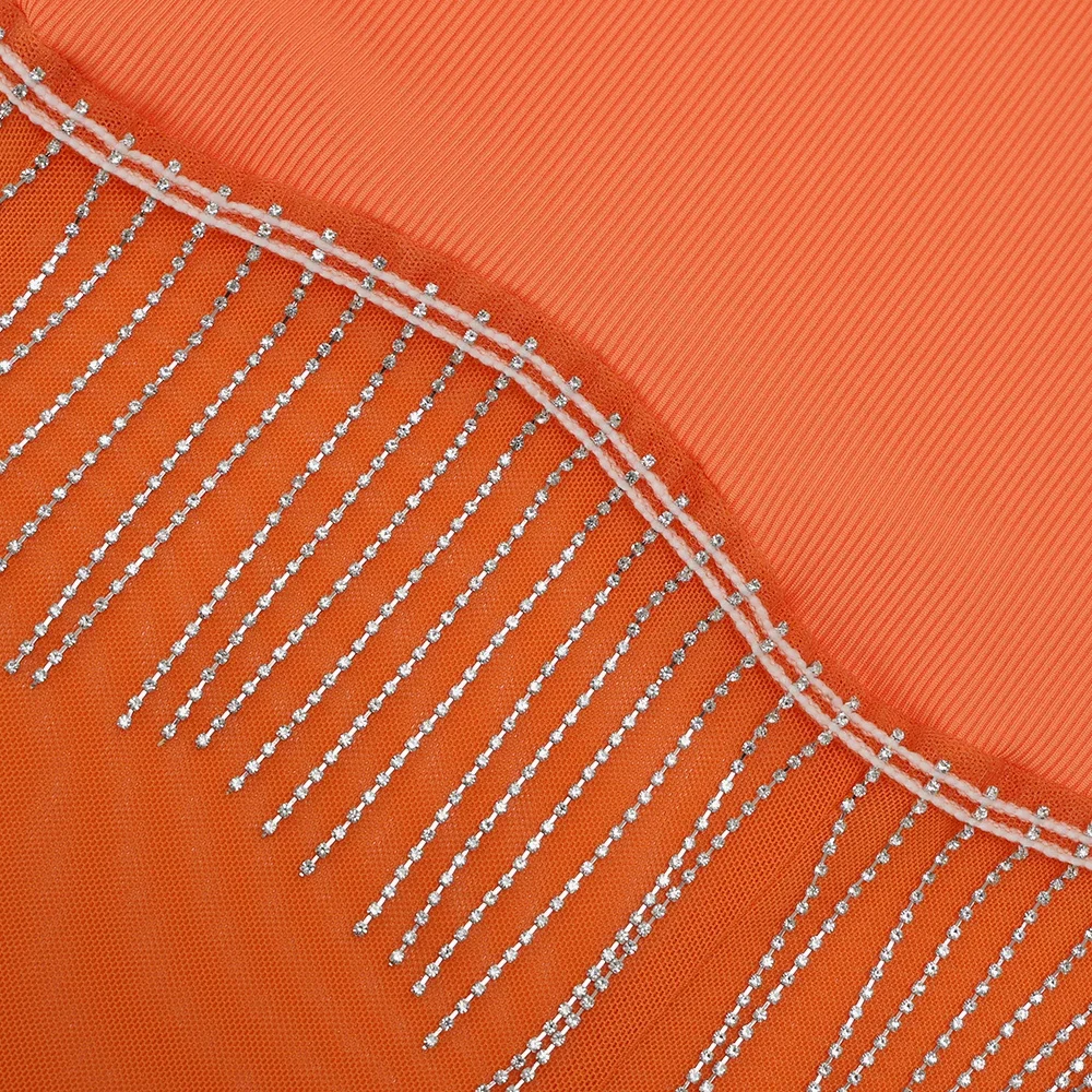 CPSYMYM  Women's Jumpsuits & Playsuits All Seasons Sexy Sparkling Tassel Sleeveless Round-Neck Party Luxury Clubwear Outfits