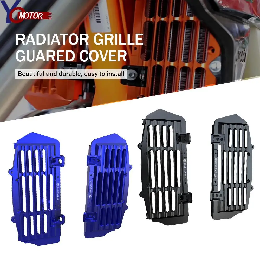 

Motorcycle Radiator Grille Guared Cover Aluminum For Husqvarna FX350 FE501 FX450 FE450 FE 350 2017 2018 2019 2020 2021 2022 2023