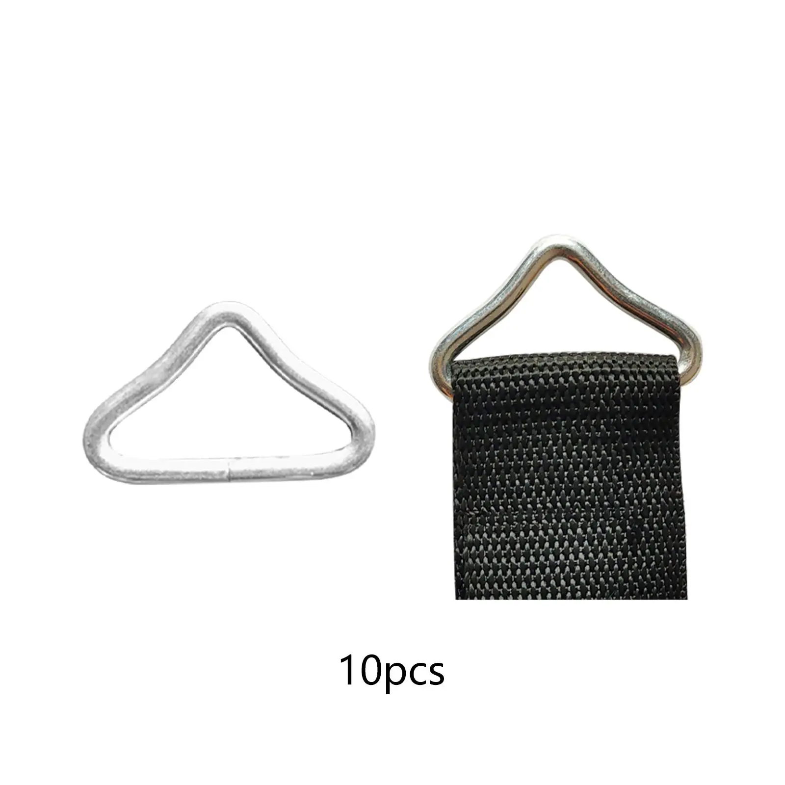 10 Pieces Triangle Buckle Spring Buckles Accessories Connectors Replacements V