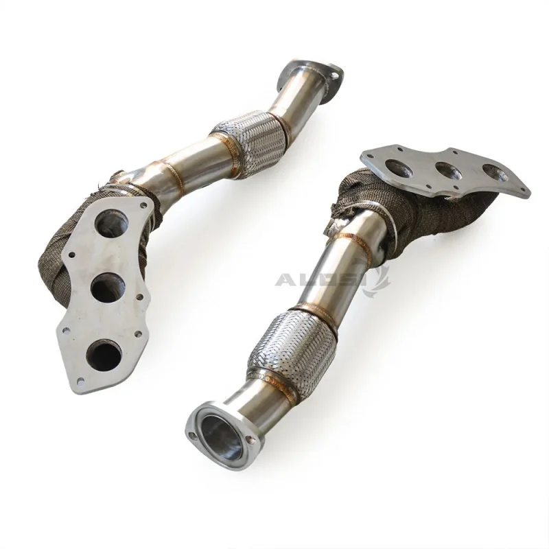 SS304 Exhaust Manifold with Collector, Muffler & Insulation Protection, Fit for Lexus GS350 3.5 2005-2011