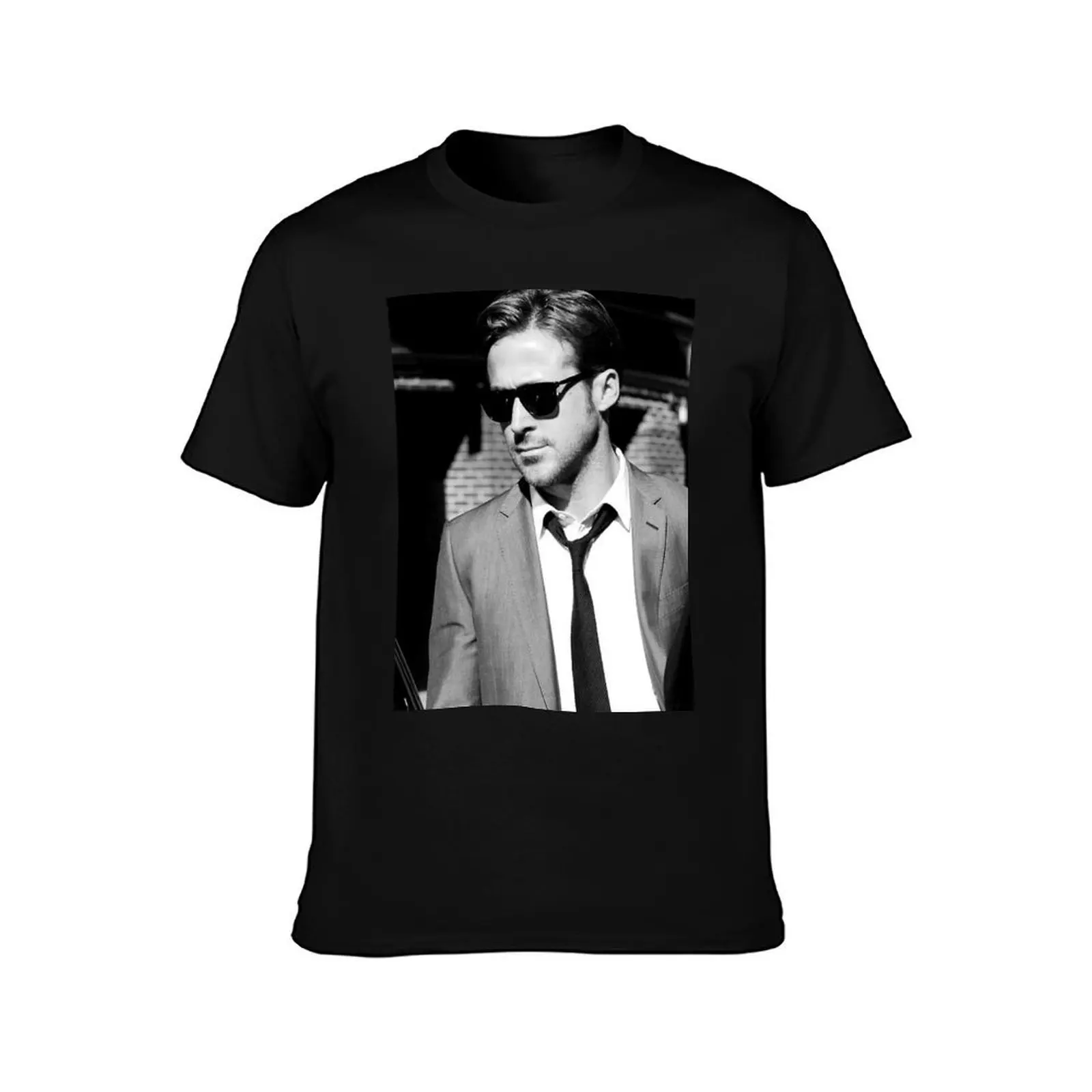 Ryan Gosling T-Shirt, Summer Casual Cotton Tee, Oversized Streetwear Tops, Vintage Graphic Print, Loose Fit Short Sleeve