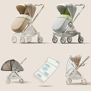 Cabrio-Babywagen in voller Größe für Kinder, neugeborener Smart Cart mit reversibler Sitz, Neuankömmling, 2022 6 Hauptverkäufe reversibler Babywagen - №2