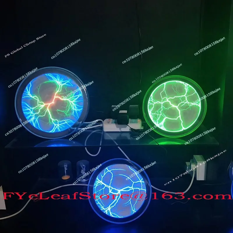 USB Hui disc 6 inch three-color 15cm lightning disc red green pink magic disc touch current light