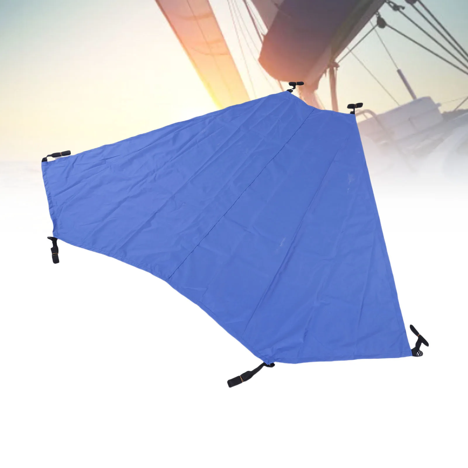 2 Sizes Boat T Top Bow Shade 600D Oxford Fabric Waterproofing Wind Proof Boat T Top Cover Sun Shade for Beach Travel Camping