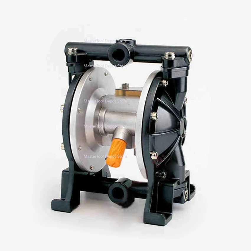 A-15 18l/min Small Pneumatic Diaphragm Pump Mini Air Operated Paint Pump Pressure-stabilized  Aluminum Alloy Diaphragm Pump