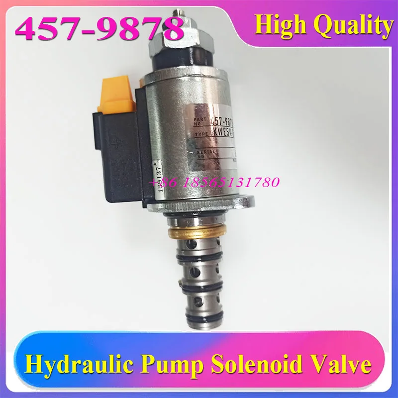 4579878 457-9878 Pump Solenoid Valve for Caterpillar Excavator 320D 311D 325D 315D 349D 330D 320E 336D2  Hydraulic Pump Solenoid