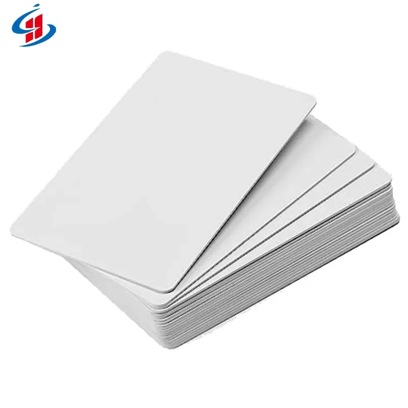 Lot de 100 cartes en PVC blanches, imprimables, de haute qualité, en plastique Regional à sublimation, ID business vierge, CR80