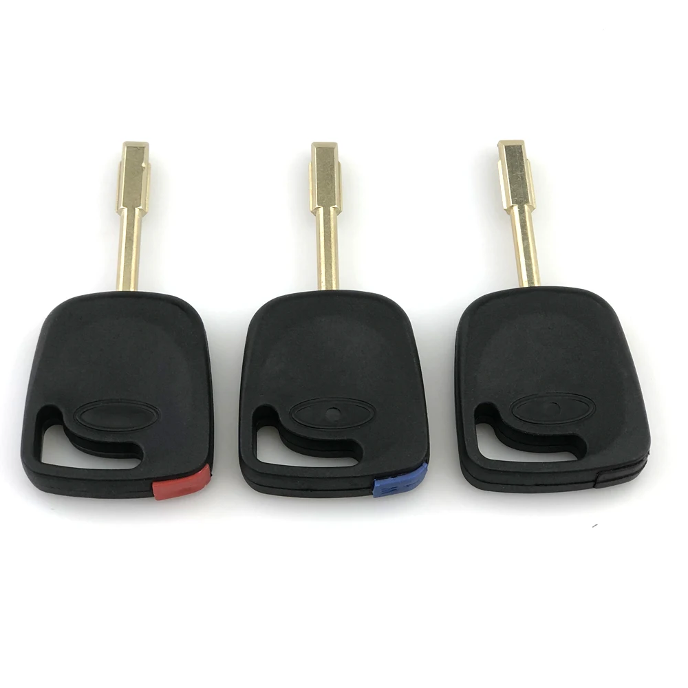 YIQIXIN Uncut Blade Car Key Transponder Shell Case For Ford Focus Mondeo KA Fiesta Escort For Jaguar XJ8 Transit Connect No Chip