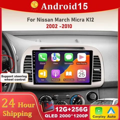 10 best sales radio nissan micra k12 - №1