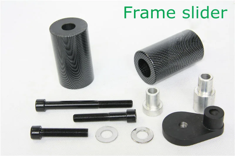 For Suzuki GSX-R GSXR600 2001-2003 02 / GSXR750 2000-2003 Motorcycle bike No Cut Frame Slider Crash Protector Black / Carbon