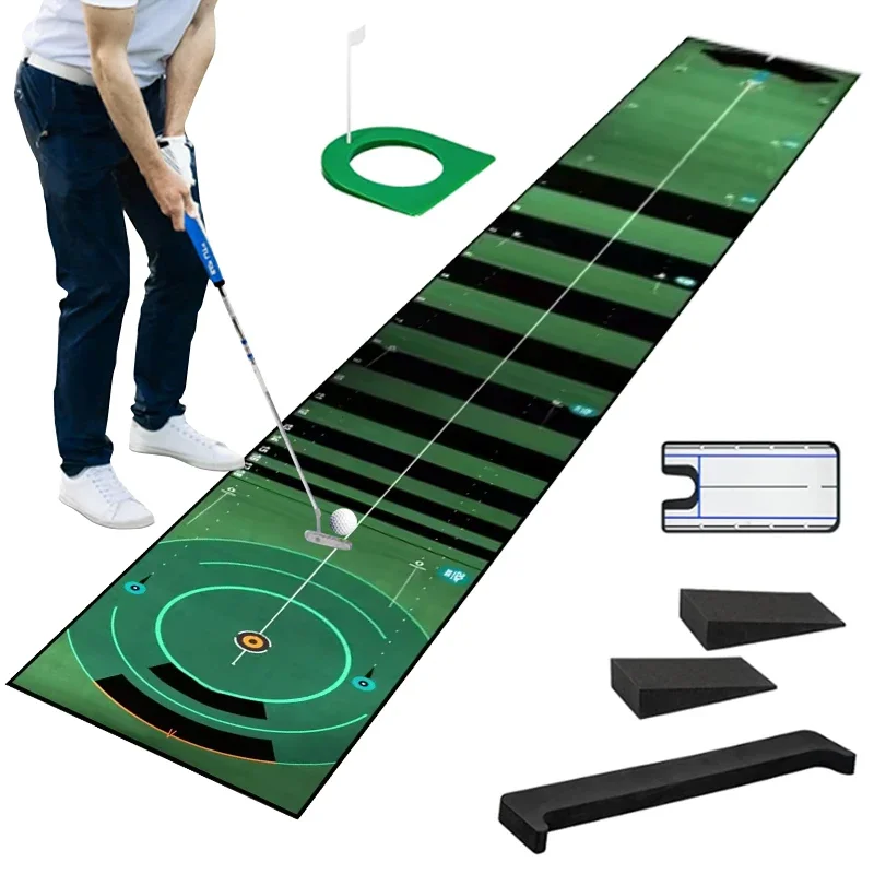 

Custom Golf training mat aid strike Golf course practice hitting putting green mat for indoor