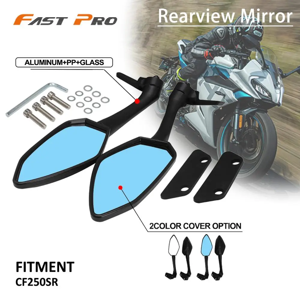 

Motorcycles Accessories Rear View Side Mirrors Rearview Mirror For Spring Breeze 250SR 250 SR ABS CBS Version Street Dirt Bike