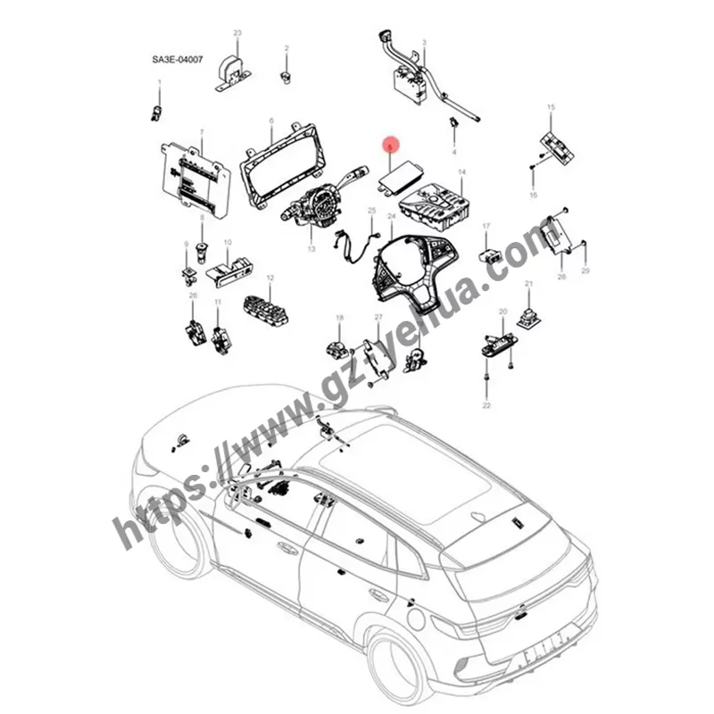 For BYD Seal U Song Plus Dm-i Ev 2021-2025 Mobile wireless charging module Original Car Accessories Para Auto Tools