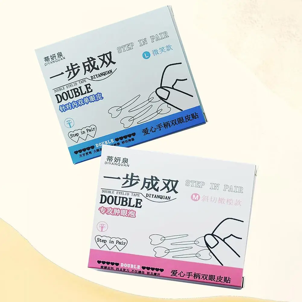 1set Falten Augenlid Aufkleber Make-Up Werkzeug heben augen streifen Falten Augenlid Paste Klar Beige Streifen heben augenlider schatten aufkleber