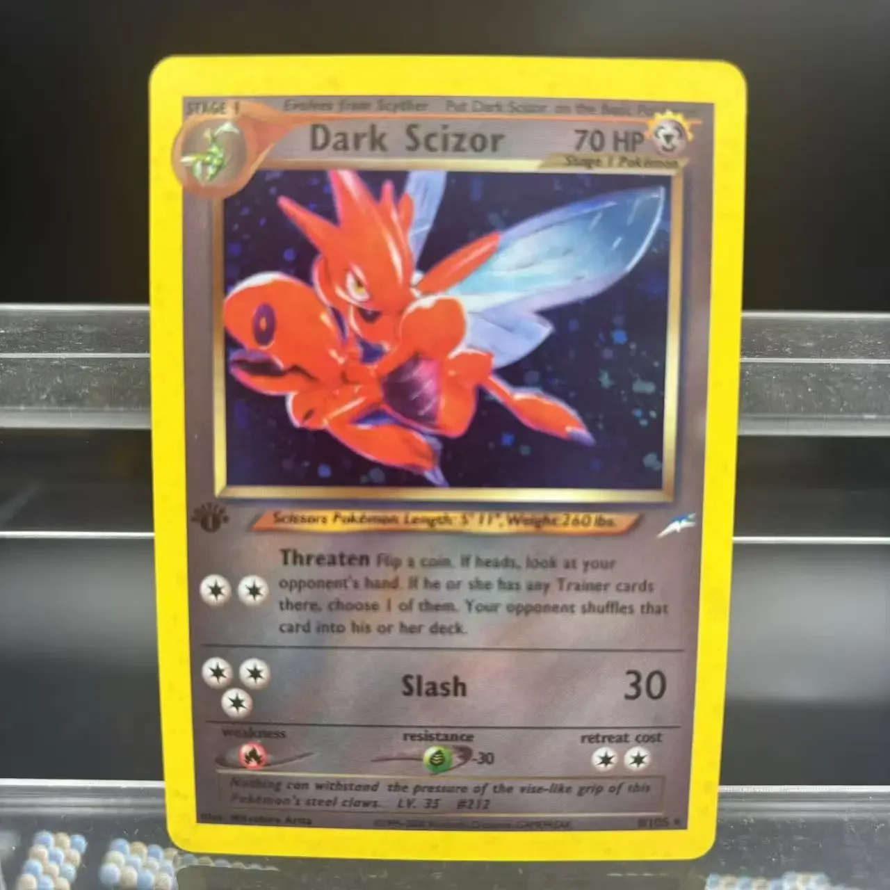TCG DIY-collectiekaarten Dark Ampharos Light Azumarill Dark Houndoom NL Self Made Single Card Classic Game Anime Card Gift Toy