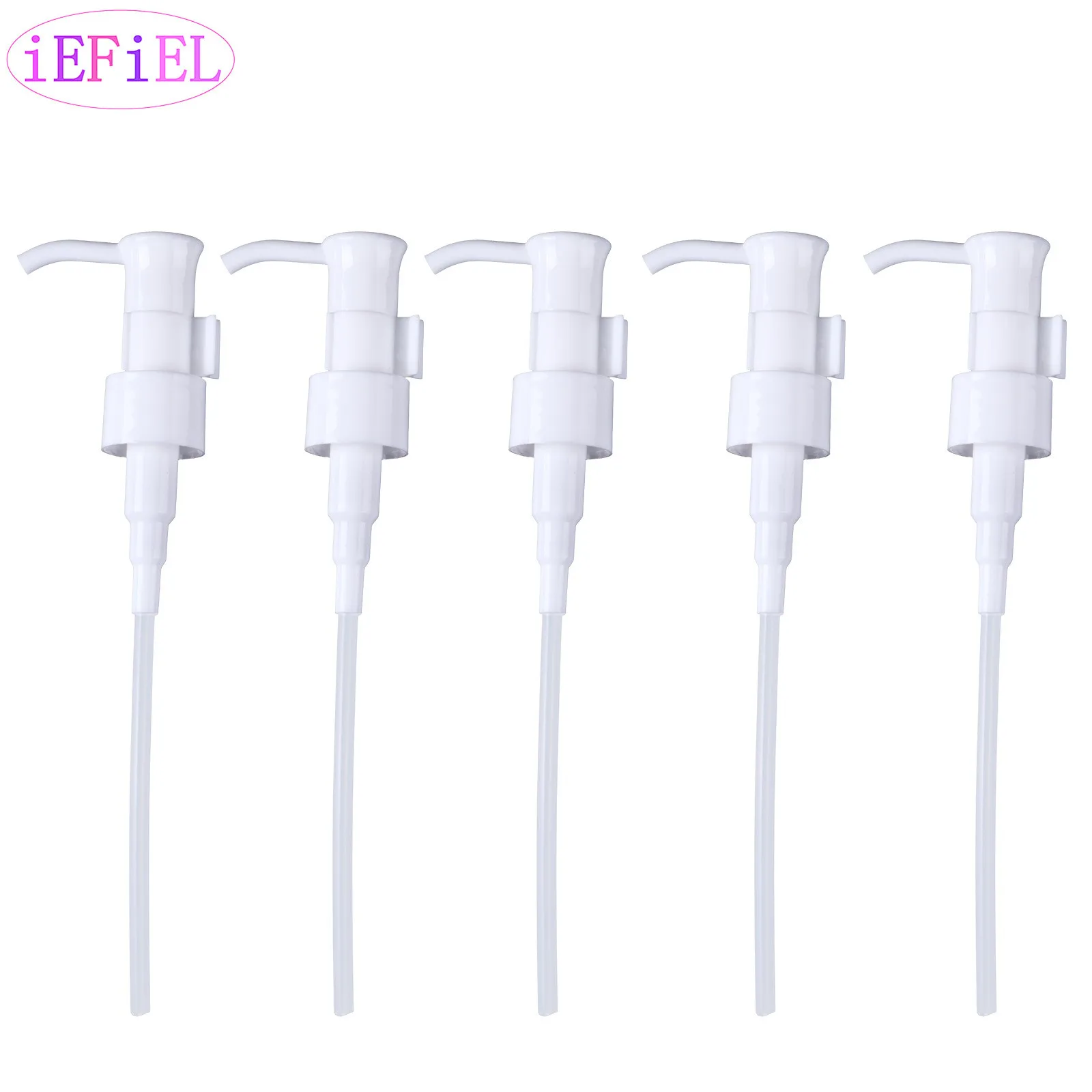 

5Pcs Oil-Rubbed Lotion Dispenser Pump for Soap/Lotion Bottles Plastic Replacement Pump with Long Dip Tubes