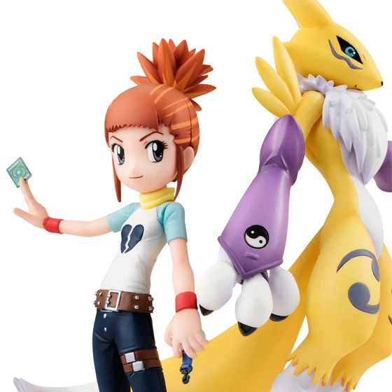 Brand New Genuine Megahouse MH GEM Digimon Adventure 3 Renamon Makino Ruki Action Anime Figures In Stock Gifts Toys