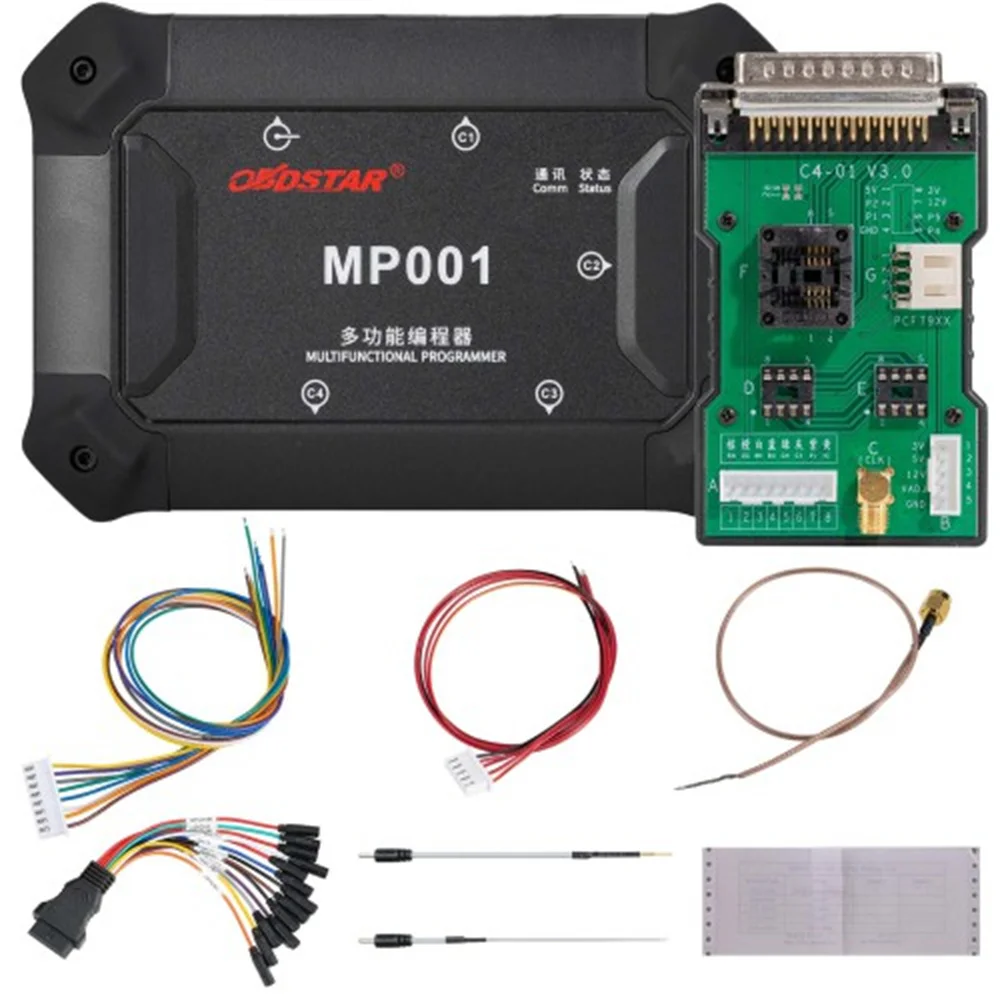 

Программатор OBDSTAR MP001 для OBDSTAR P002 P003 DC706 X300 Classic G3 поддерживает клон EEPROM/MCU чтения/записи для автомобилей, EVs, Marine
