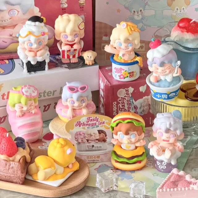 

DUDOO Tasty Afternoon Tea Series Blind Box Cute Anime Doll Mystery Box Kawaii Action Anime Figure Surprise Bag Toy Ornament Gift