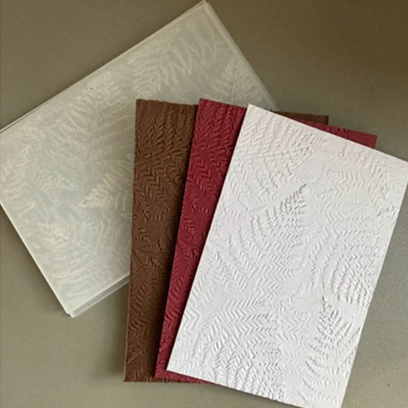 Musterdesign von „Beautiful Arrangement of Leaves“, 3D-geprägter Ordner für Sammelalben, DIY-Album, Kartenherstellung, Basteln, 2025, neuer Modus