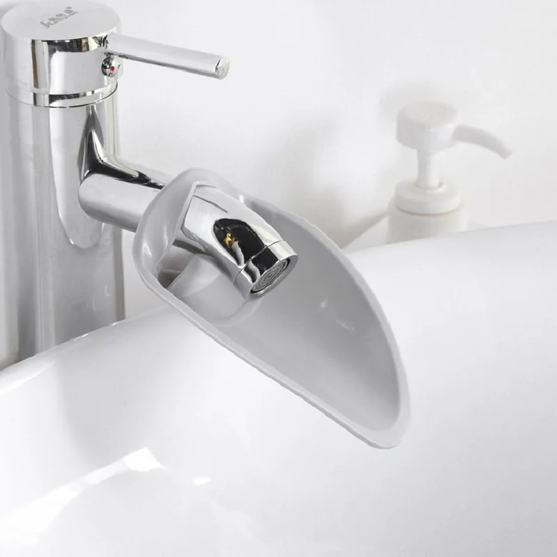 

Hand Washing Extender Children Hand Washing Aid Kitchen Faucet Guide Sink Splash Proof Extender