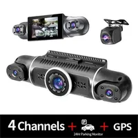 Car DVR Dash Cam WiFi GPS FHD 4 Lens*1080P Dashboard Camera 24Hr Parking Monitor Loop Video Recorder Night Vision Black Box