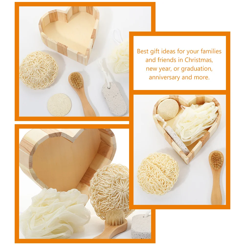 

1 комплект, инструменты для купания в душе, набор для скруббера для тела, каменная пилка для ног, набор для отшелушивания кожи для дома, отеля, инструмент для чистки тела